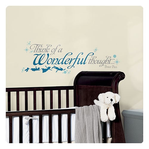 Peter Pan Wonderful Thought Peel and Stick Wall Decal